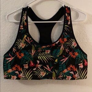 Old navy tropical sports bra
